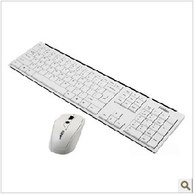 New Design Ultra-Thin Sound Off Wireless Keyboard Mouse Suit