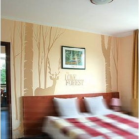 Thicken Super Large-scale Love Forest Low-key Costly Wall Sticker, Shift Without Membrane