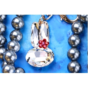 Brand New Creative Gifts Crystal Rabbit Key Chains
