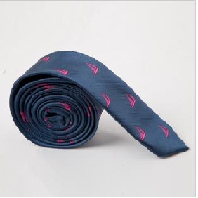 England Style Fashional Contrastcolor Decorative Pattern Yarn Dyed Narrow Leisure Tie