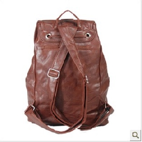 New Recreational Fashionable Imitation Leather Women's Double Shoulder Backpacks