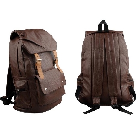 New Desgin Senior Pure Color No Pattern Cortical Travel Backpack