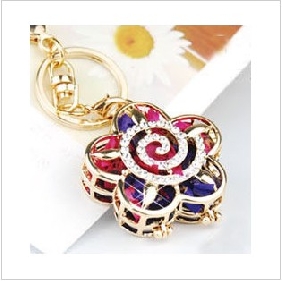 New Desgin Set Auger Temperament Creative Crystal Key Chain