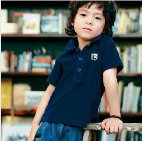 Neutral Simple Style Children's Nap Short Sleeve T-shirt