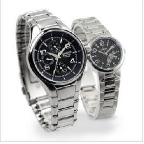 Fashion Waterproof Steel Strap Quartz Eternal Lovers' Watches