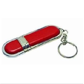 Custom-made Logo Printing 4GB Leather USB Flash Drives