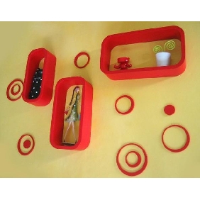 Hot Sale Cheap Fillet Rectangle Commodity Shelf, Novelty Furniture