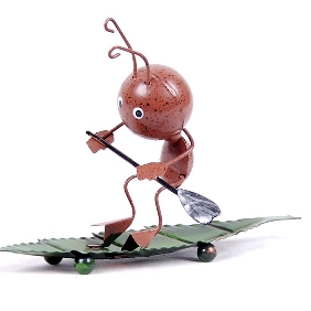 Cute Countryside Ants Set Metal Craft, Fashional Novelty Household Decoration
