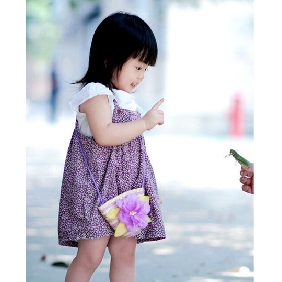Country Style Flower Slung Straw Bag Woven Bag