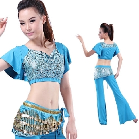 New Performance Belly Dance Set Dance Exercise Clothing