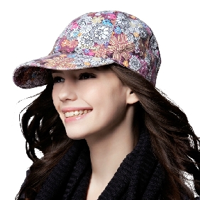 Women's Cotton Baseball Cap National Characteristics Printing Cap