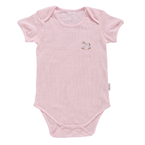 Cotton Short Sleeved Baby Romper Coverall Mesh Cloth Triangle Romper